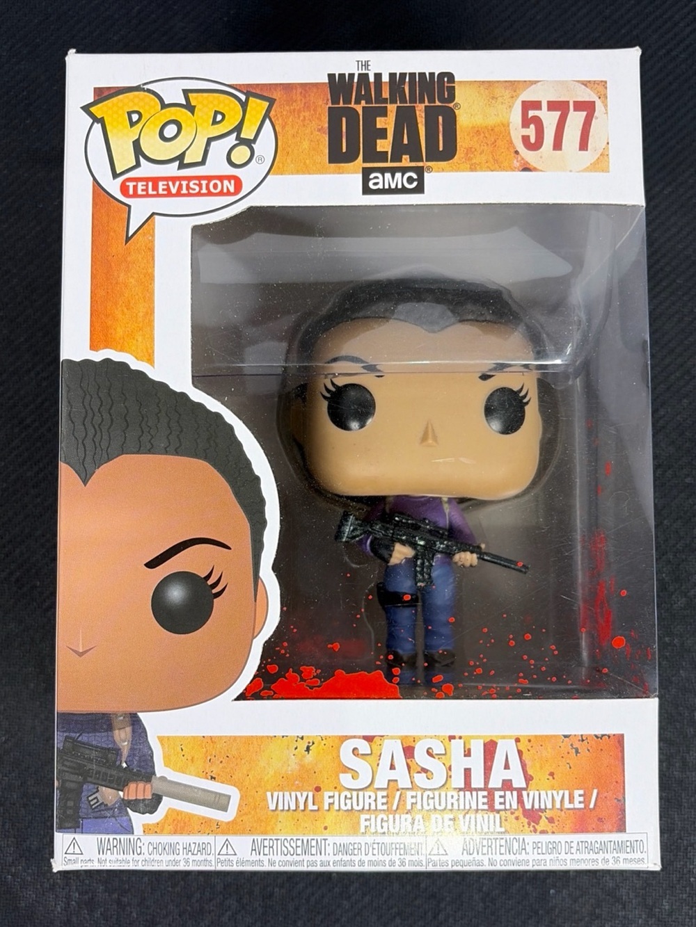 Funko Pop! Sasha #577 The Walking Dead AMC Vinyl Figure Collectible